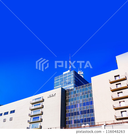 NHK廣播中心是日本廣播公司位於澀谷區的總部設施[NHK圖片] 116048263