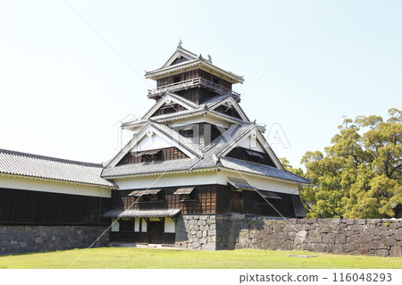 Calm spring blue sky and Uto yagura Calm spring blue sky and Uto yagura 116048293