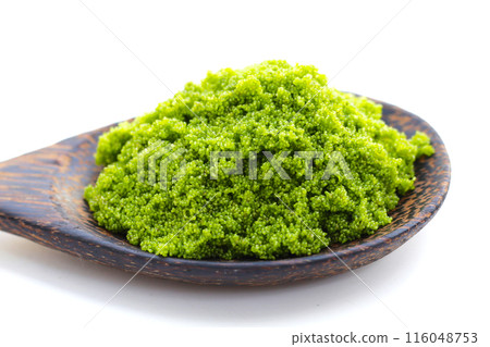 Wolffia globosa or swamp algae, water meal 116048753