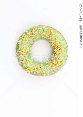 Apetite donut on white background Apetite donut on white background 116048998