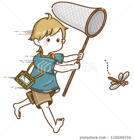 一個帶昆蟲的男孩 116049156