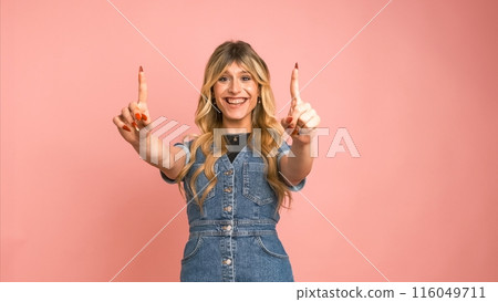 Amazed transgender woman screaming as she celebrates good news Amazed transgender woman screaming as she celebrates good news 116049711