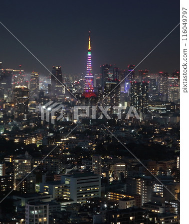 惠比壽花園廣場空中休息室的夜景 116049797