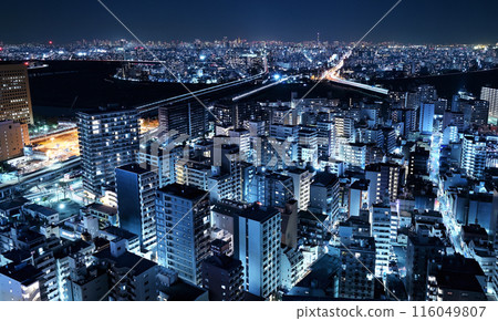川崎市政府本館夜景 川崎市政府本館夜景 116049807