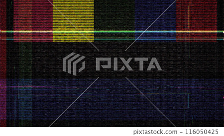Pixelated texture. Digital errors on the screen. 116050425