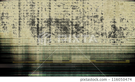 Pixelated texture. Digital errors on the screen. 116050474