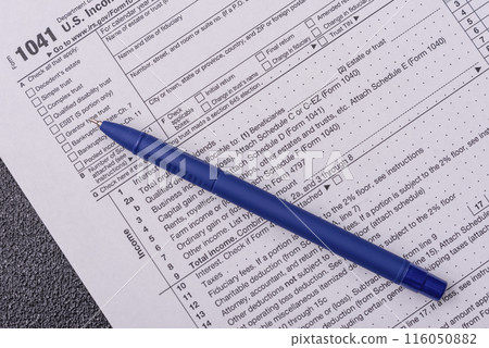 Fill out US tax form 1041 for verification and refund Fill out US tax form 1041 for verification and refund 116050882