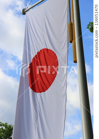 英國白金漢宮前大道上的日本國旗 116051470