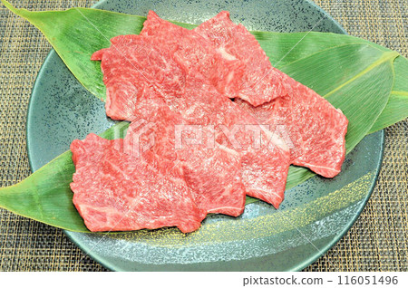 Wagyu beef shoulder triangle 116051496
