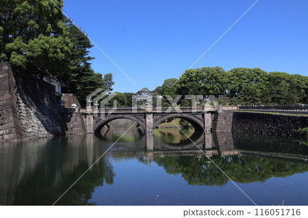 皇居正門石橋（目根橋） 116051716