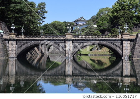 皇居正門石橋(目根橋) 皇居正門石橋(目根橋) 116051717