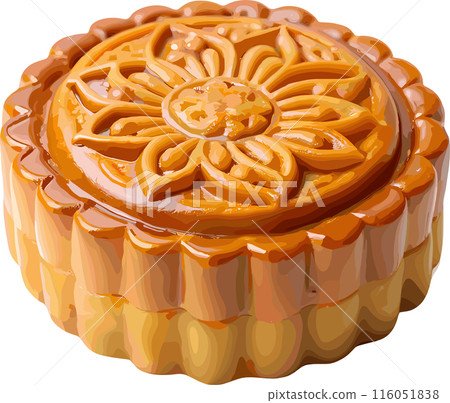 mooncake, chinese food, isolated in transparent background, png 116051838