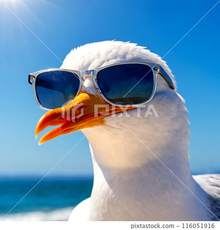 戴著墨鏡的海鷗 116051916