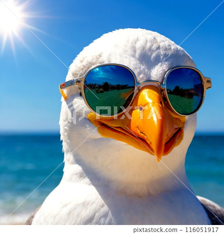 戴著墨鏡的海鷗 116051917