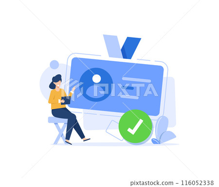 registration successful, account successfully created concept,simple modern graphic element for landing page ui registration successful, account successfully created concept,simple modern graphic element for landing page ui 116052338