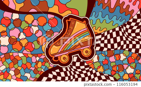 Abstract hippie decor. 116053194