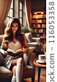woman reading 116053358