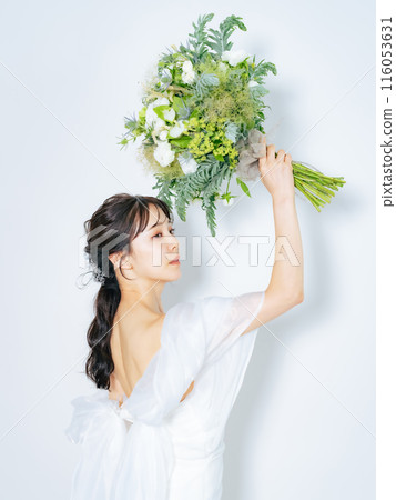 新娘捧花、婚紗照、婚紗照、預拍 116053631
