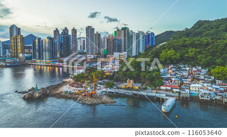 June 28 2024 Quaint Ma Wan Village at hong kong 116053640