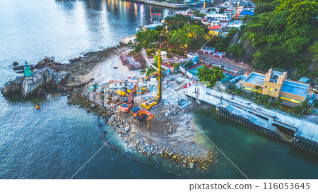 June 28 2024 Quaint Ma Wan Village at hong kong 116053645