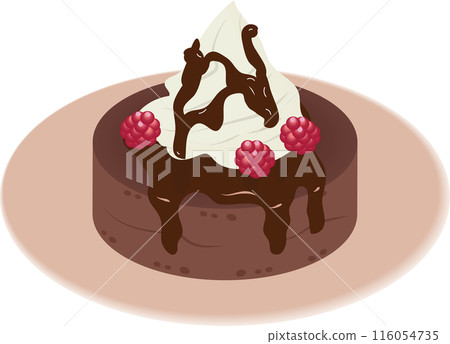 Thick Pancake Chocolate Thick Pancake Chocolate 116054735