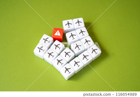 Airplanes avoid danger. Obstacle to civil aviation flights. Aircraft overflight restrictions. Closed sky. No fly zone, transit prohibition. Sanctions 116054989