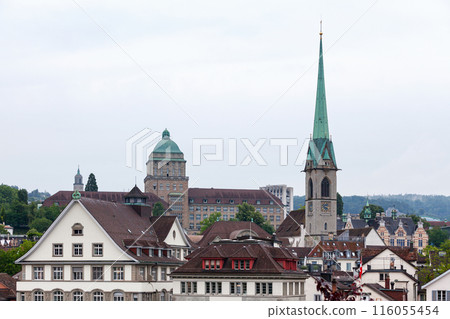 Aerial view of the Zurich Central Library 116055454