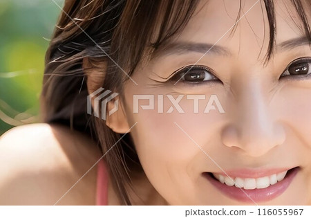 [AI generated] Lovely wife - face close-up 02251 116055967