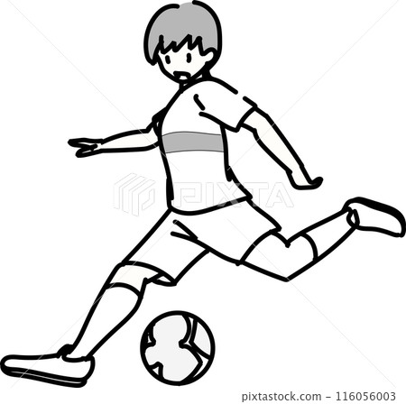 Kick shoot motion_soccer Kick shoot motion_soccer 116056003
