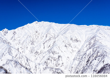 長野縣北安曇郡白馬村北阿爾卑斯山富山地藏山的八方尾根(唐松岳) 長野縣北安曇郡白馬村北阿爾卑斯山富山地藏山的八方尾根(唐松岳) 116056084