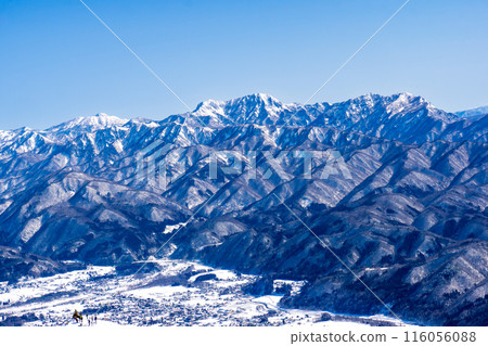 Hakuba Village, Nagano Prefecture, Mount Kotomi in the Northern Alps, Snow Mountain Climbing, Mount Myoko and Mount Takatsuma 116056088