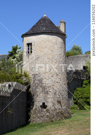 The Nevet tower along the ramparts of Quimper The Nevet tower along the ramparts of Quimper 116056202