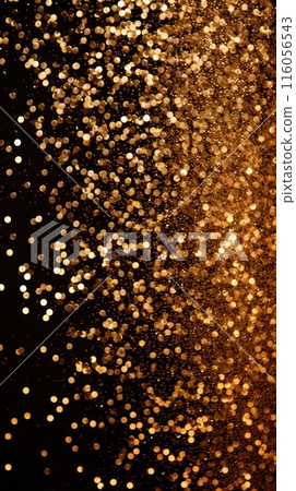 Shiny particles background. Sparkling glitter. Abstract wallpaper design 116056543