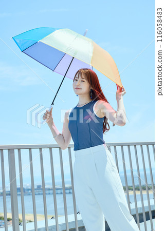 Summer woman portrait 116058483