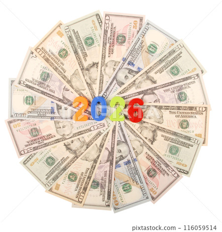 2025 New year isolated on white background. 2025 New year isolated on white background. 116059514