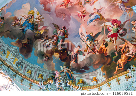 Ottobeuren abbey, near Memmingen, bavaria, germany 116059551