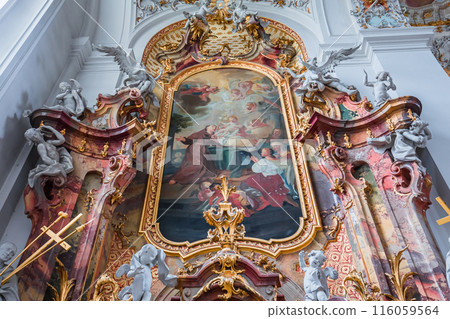 Ottobeuren abbey, near Memmingen, bavaria, germany Ottobeuren abbey, near Memmingen, bavaria, germany 116059564