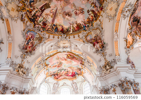 Ottobeuren abbey, near Memmingen, bavaria, germany Ottobeuren abbey, near Memmingen, bavaria, germany 116059569