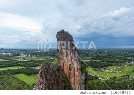 Khao Khuha Mountain and canyon in Chumphon, Thailand Khao Khuha Mountain and canyon in Chumphon, Thailand 116059723