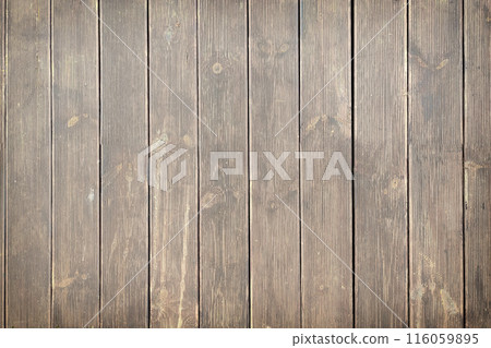 Old wooden dirty parquet floor texture background top view. 116059895