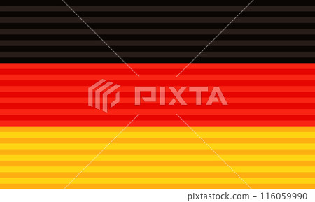 Germany - striped flag Germany - striped flag 116059990