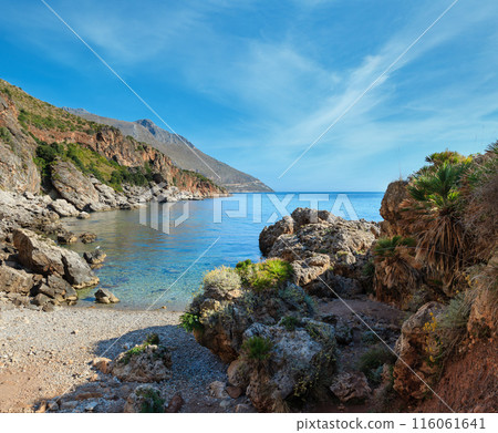 Sea bay in Zingaro Park, Sicily, Italy Sea bay in Zingaro Park, Sicily, Italy 116061641