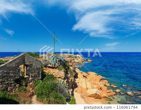 Sicily summer sea coast, Italy Sicily summer sea coast, Italy 116061794