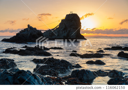 佐賀關的大海和日出(大分縣大分市佐賀關) 佐賀關的大海和日出(大分縣大分市佐賀關) 116062150