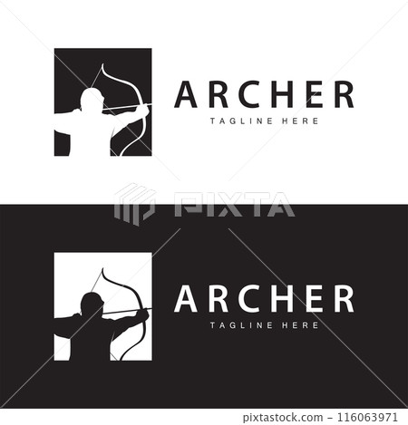 Archer logo vintage design old inspiration archer tool arrow template brand Archer logo vintage design old inspiration archer tool arrow template brand 116063971