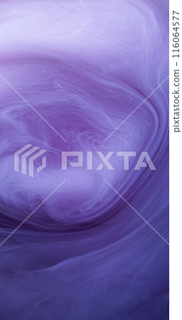 Color mist swirl. Paint water mix. Defocused purple glowing vapor texture ink floating flow dreamlike abstract art background. Color mist swirl. Paint water mix. Defocused purple glowing vapor texture ink floating flow dreamlike abstract art background. 116064577