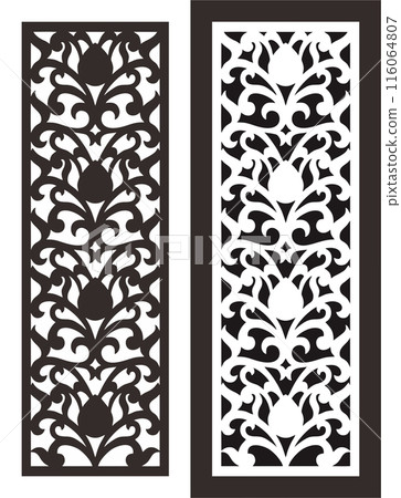 vector cutting laser for partition, fences and Facade vector cutting laser for partition, fences and Facade 116064807