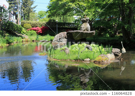Morioka Castle Site Park, Fountain of Tsurugaike 116064828