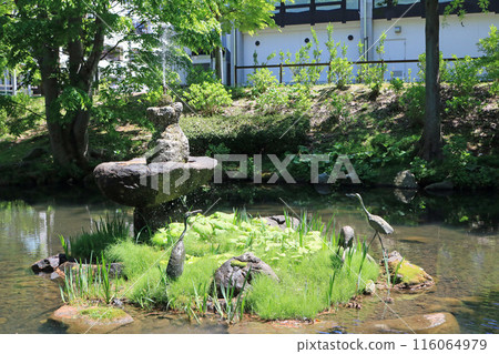 Morioka Castle Site Park, Fountain of Tsurugaike 116064979