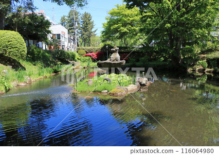 Morioka Castle Site Park, Fountain of Tsurugaike Morioka Castle Site Park, Fountain of Tsurugaike 116064980